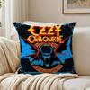 Legendary Metal Singer O-Ozzy Osbourne Cushion Cover Linen Pillowcase Soft For Sofa Bed Home Room Decor