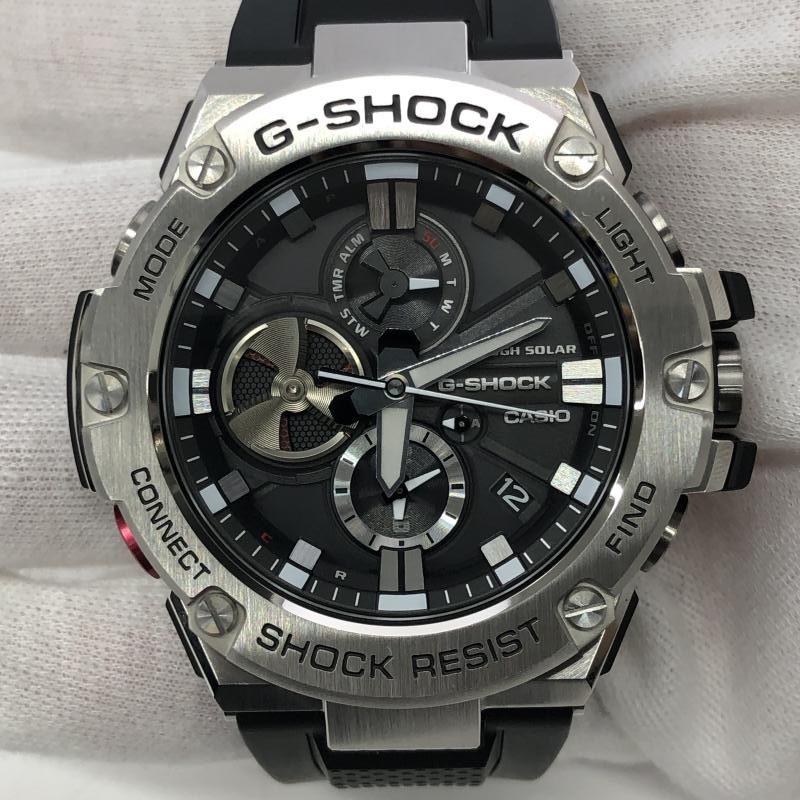 Casio G-SHOCK GST-B100-1AJF [G-STEEL Bluetooth Toughness Chronograph] rundklokke svart rustfritt