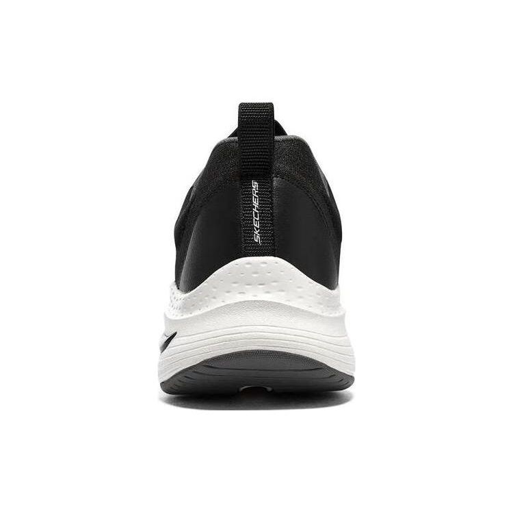 Skechers Arch Fit Men Black White Low Top Casual Running Shoes Trendy Comfortable 232600-BKW