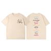Zangeres Lady Gaga Album Merchandise T-shirt Mannen Vrouwen Kleding Mode Rock Korte Mouw T-shirts Zomer Casual Los Katoenen T-shirts