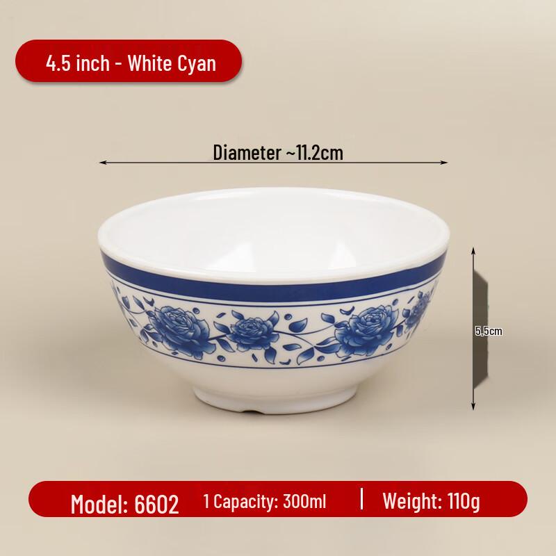 

Durable A5 Melamine Rice & Dipping Bowl