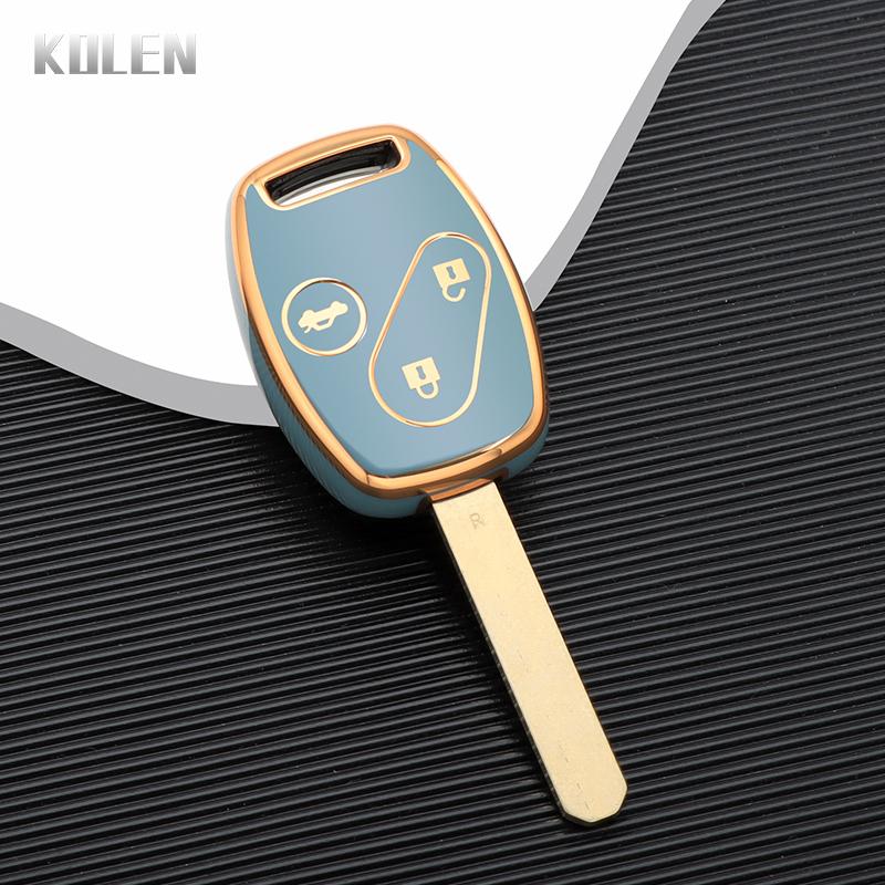 

TPU Car Remote Key Case Cover Shell For Honda Accord Civic CRV CR-V Pilot Insight Ridgeline Protector Holder Fob Bag Accessories