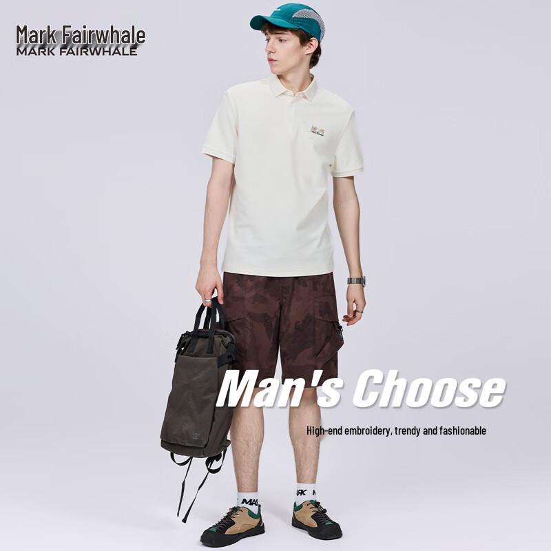 Mark Fairwhale Men's Flock Embroidered Cooling Polo Shirt