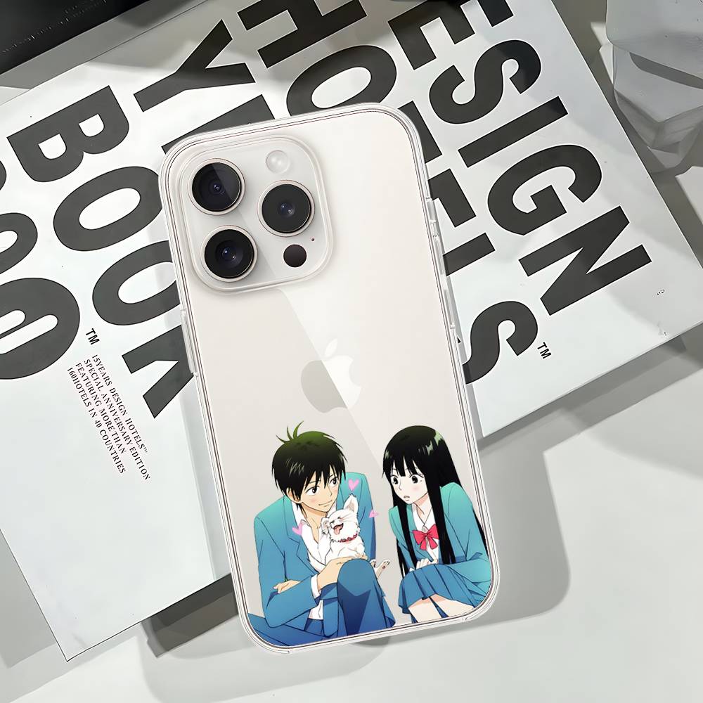 Cute K-Kimi Ni Todoke Phone Case Soft Transparent Case For IPhone 17 16 15 14 13 12 11 Pro Max Mini Plus Cover Case