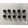 Écrous de roue noirs m12x1.25,m12x1.5 hauteur 21mm Ouvert hex 19mm 16pcs