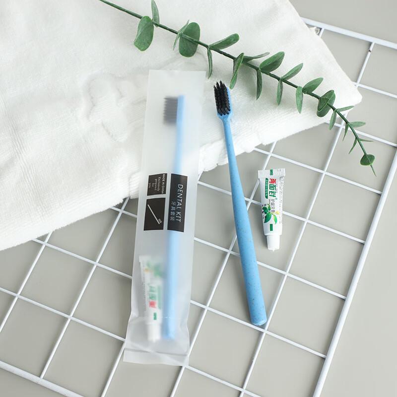 Miaojiayi Disposable Hotel Toothbrush & Toothpaste Set