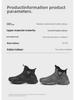 Men's 2024 Autumn High-Top Waterproof Non-Slip Work Boots with Velvet Lining