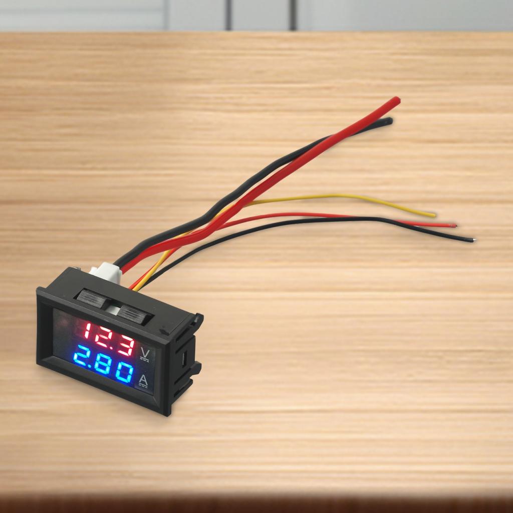 Voltmeter Ammeter High-quality Materials LED Red 48 X 29 X 21 Mm