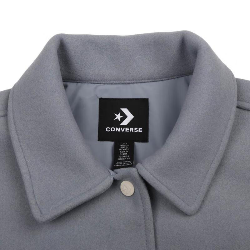 New Converse Puffer Jacket Women's Blue 10027242-A03