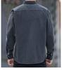 Men's Solid Color Corduroy Jacket - 2025 Autumn/Winter Velvet, Thick & Warm Long Sleeve Shirt