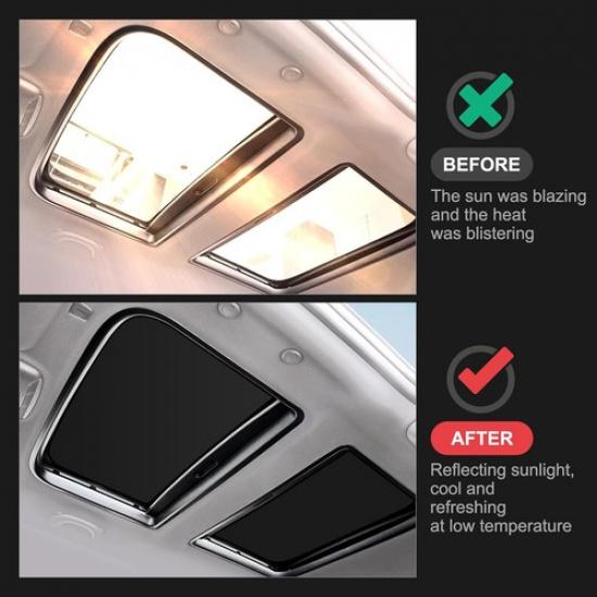2PC SUNROOF SUN SHADE FOLDABLE ROOF COVER For MINI Cooper S Clubman F55 F56 R56@