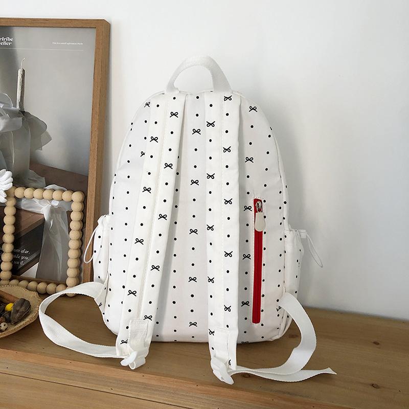 Printed Backpack Junior High School Student Lightweight Schoolbag Women's Travel Large Capacity Backpack