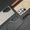 Carbon Fiber Texture Ultrathin Case for Samsung Galaxy S25 Plus Ultra for Magsafe Alloy Lens Wireless Charging Hard PC Cover