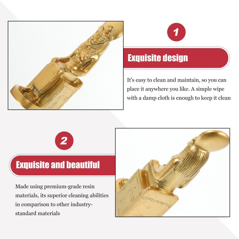 Socha Sfingy Egyptská Figurka Socha Písková Sada Starověká Pryskyřice Kancelářské Dekorativní Umělecké Předměty