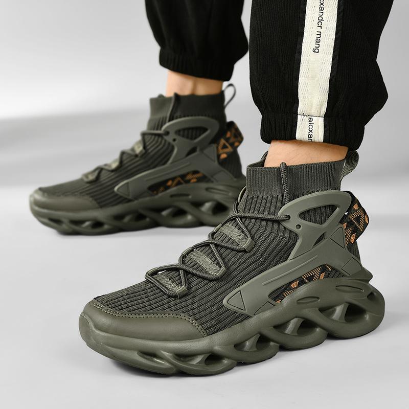 

TUINANLE мужские кроссовки Blade Type дышащие амортизирующие кроссовки нескользящие для бега тенниса тренажерного зала повседневные кроссовки для ходьбы 46