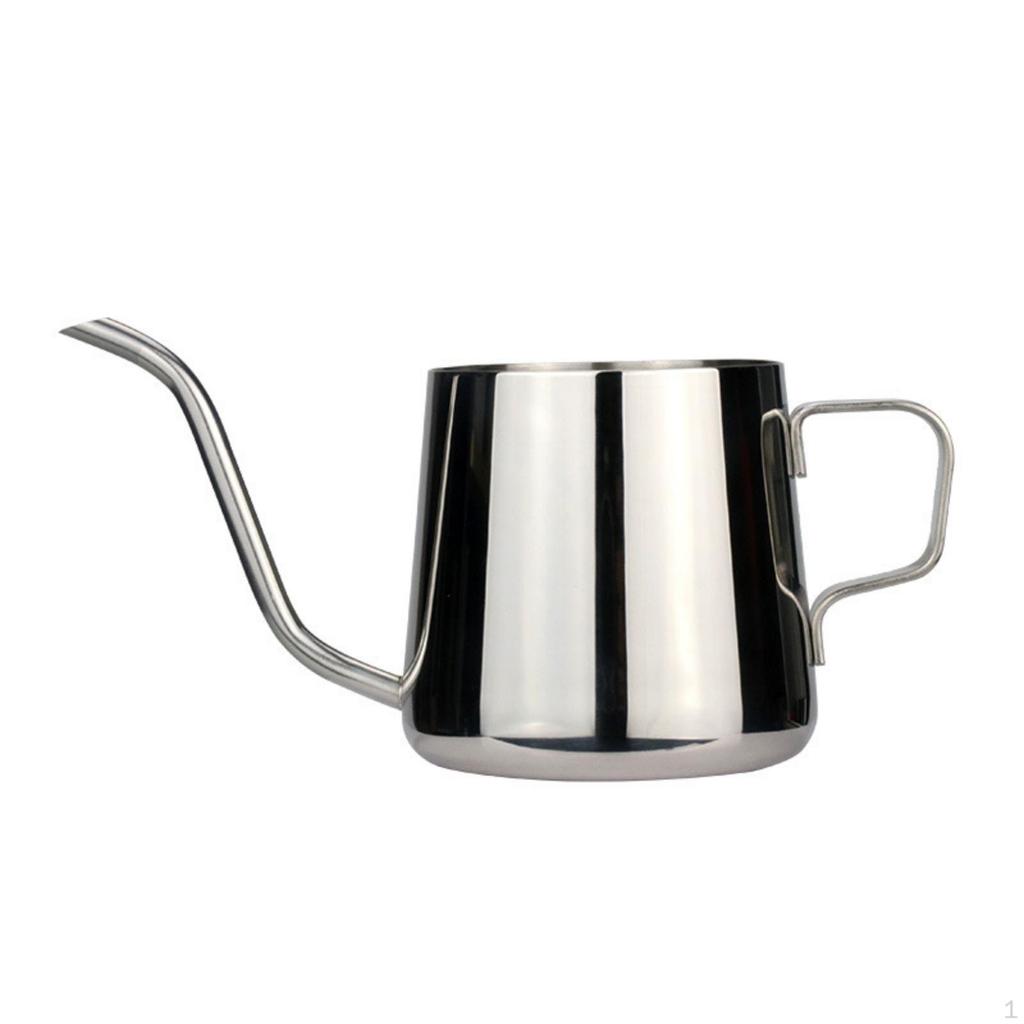 Pourover Coffee Pot Stainless Steel with Gooseneck Spout Control Kettle