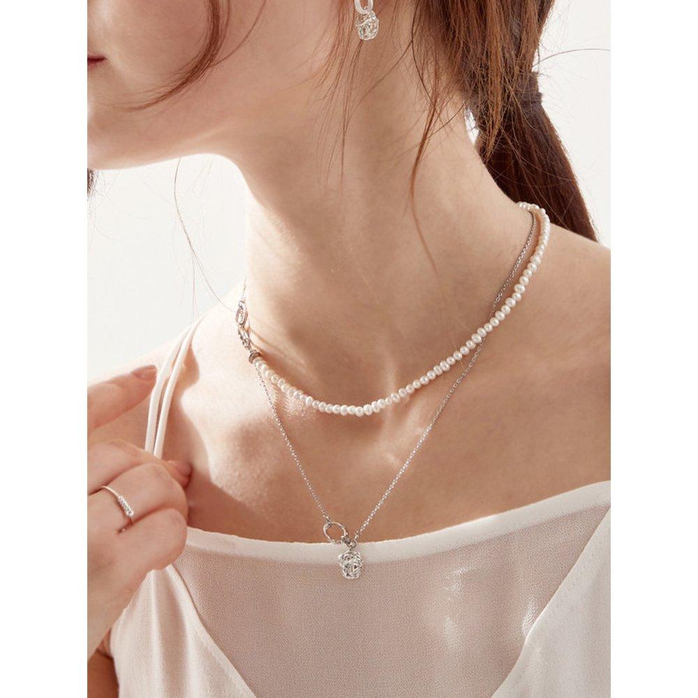 Two-Way Pearl Necklace+Bracelet