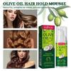 EELHOE Olive Oil Curl Setting & Moisturizing Mousse for Silky Smooth Hair