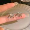 S925 Silver Heart Stud Earrings - 2023 Trendy Light Luxury with High-End Style