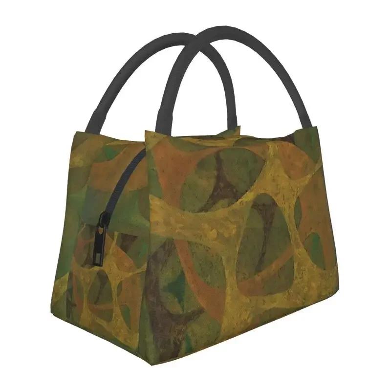 Maiquetia Venezuela Cruz Diez Thermal Insulated Lunch Bag Women Portable Lunch Container Office Outdoor Storage Meal Food Box