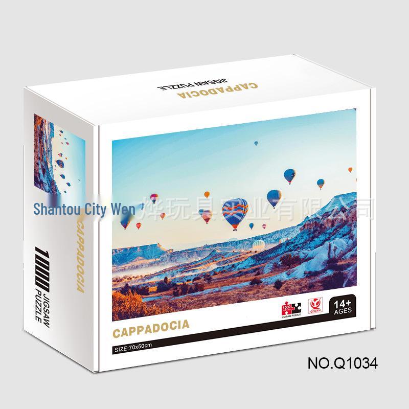 Qiwan 1000-Piece Animal & Landscape Jigsaw Puzzles for Adults & Kids