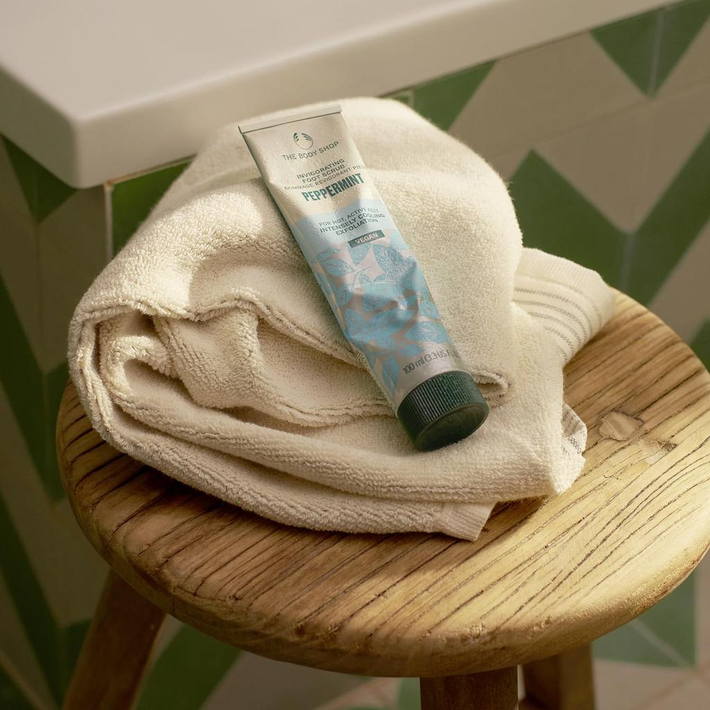 The Body Shop PP Foot Scrub 100mL [Official] (Scent Peppermint) [Genuine]