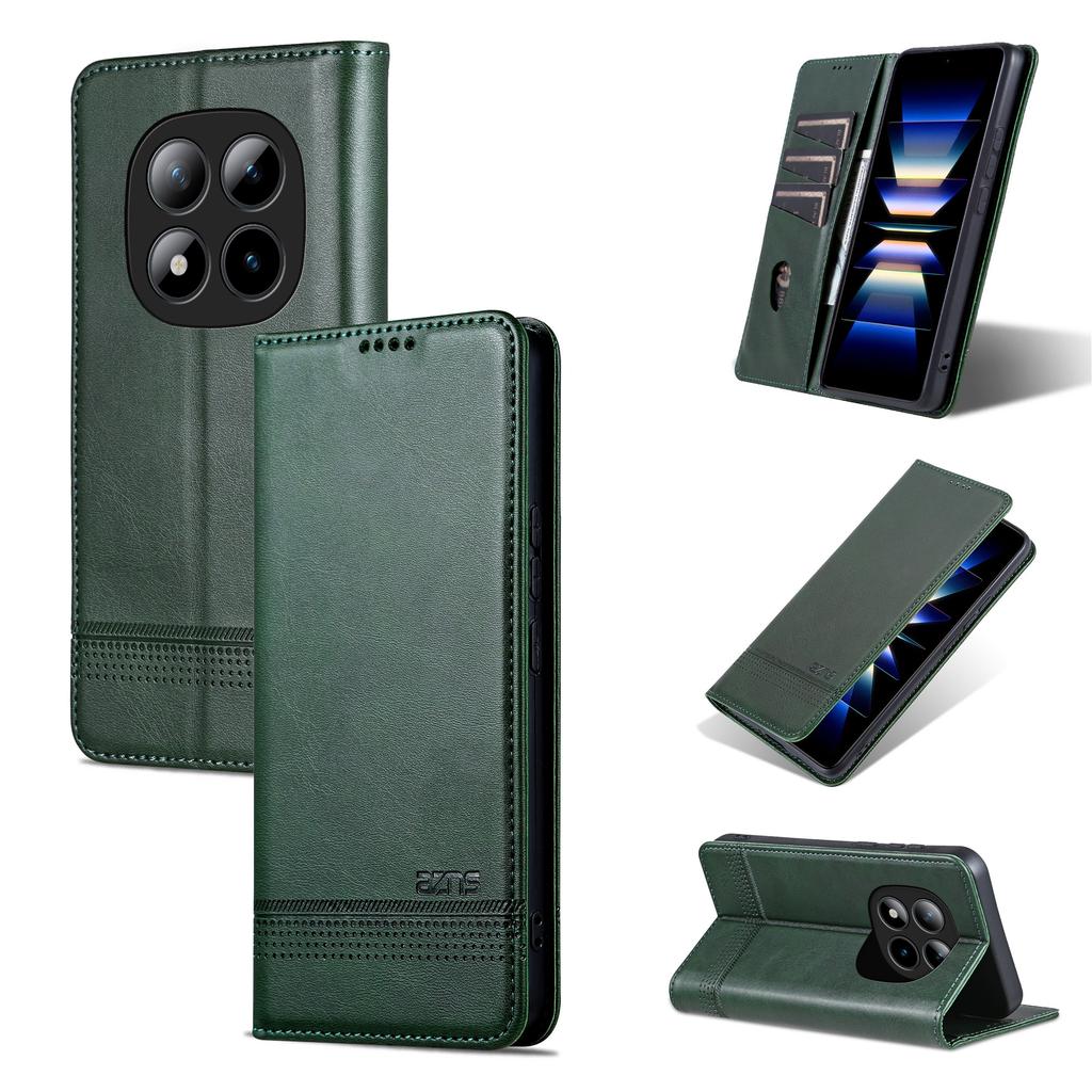 Luxury Magnetic Cow Pattern Cards Solt Leather Wallet Phone Case For Redmi Note 15 14 Pro Plus 13 13C 12C Bag Flip Book Cover