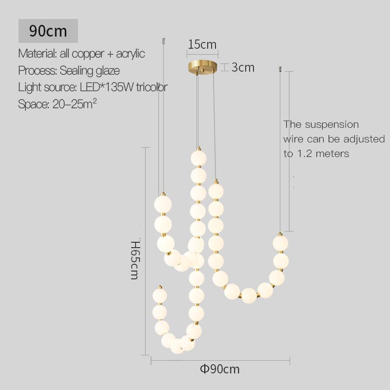 Minimalist Dining Room Chandelier Living Room Light Modern Brass Full Copper Designer Bar Bar Apartment Fashion Light Fixtures