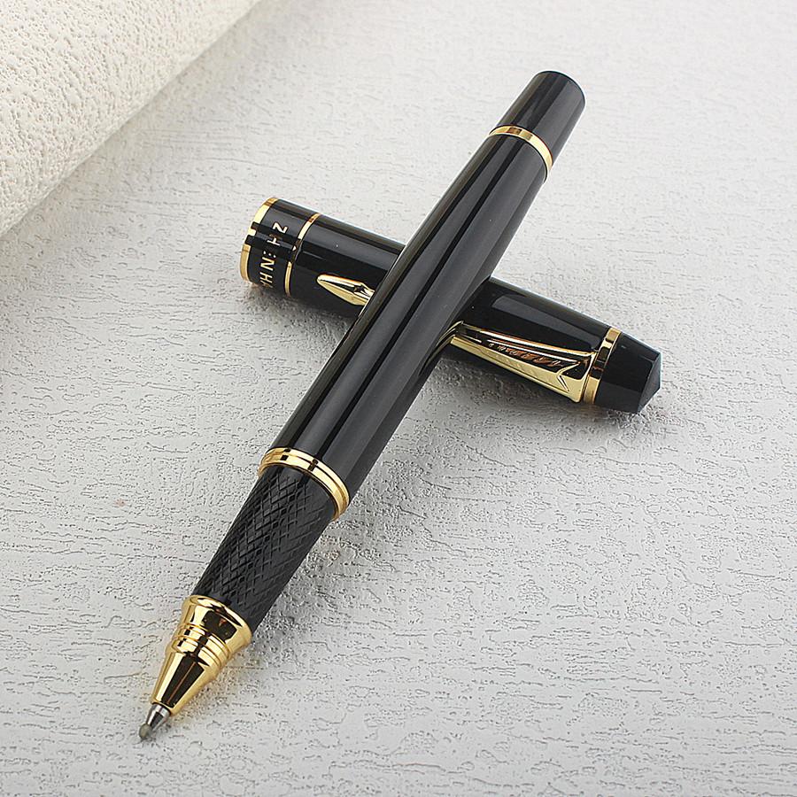 5PCS Luxury Writing Roller Ballpoint Pen Metal Pen of Gold Trim, Fancy Pen Gift for Men& Women in Executive Offices