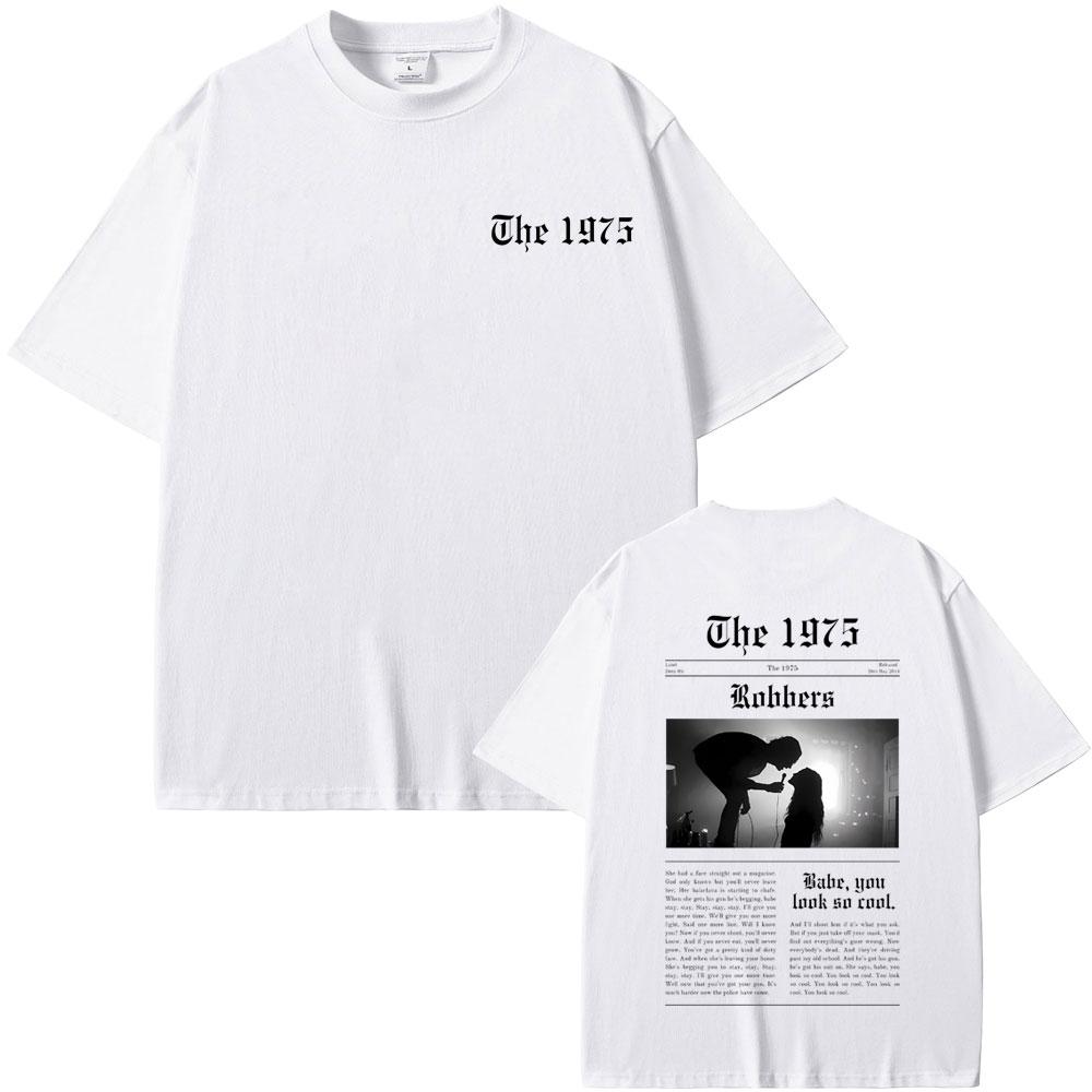 Britische Band The 1975 Live From Gorilla Robbers Babe You Look So Cool Grafik T-Shirt Unisex Indie Alternative Rock Kurzarm