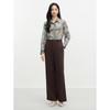 JUZUI Women's Business Casual Tri-Acetate Straight-Leg Ankle Pants