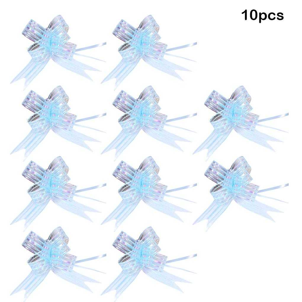 10pcs Pull Bow Beautiful Lightness Colorful Garland Romantic Handmade Ornament Latte Art Wedding Birthday Gifts Cupboard Handle