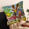 Cute The Little Mole Art Cushion Cover Decorative Pillow Sofa Home Decor Case Pillow Cases