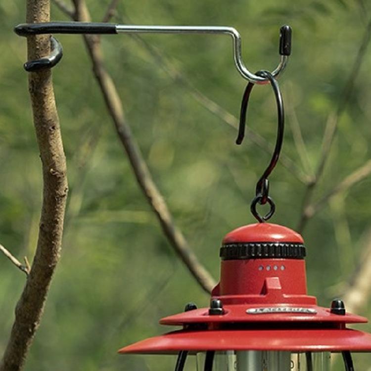 Light Stand Holder Hook Stainless Steels Poles Mount Hook Outdoor Lamp Poles Attachments Hanger Outdoor Camping Tool