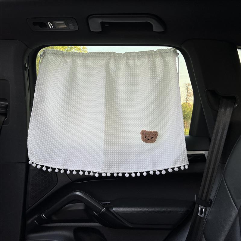 1pc Cartoon Car Curtain Suction Cup Curtain In The Car Window Sunshade Cover Side Window UV Protection for Kid Baby Children