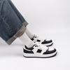 Global Classic Black and White Board Shoes New Niche Versatile Platform Shoes Breathable Soft Sole Casual Sports Shoes Men HY509