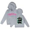 Unisex Letter Print Hooded Sweatshirt Loose Fit Long Sleeve Casual Pullover Winter