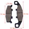 1/2 Paar Motorrad-Bremsbeläge vorne für KAWASAKI ZR 750 ZR750 Zephyr 1991–1995 ZX1000 ZX 1000 Ninja ZX10 ZX 10 1988–1990