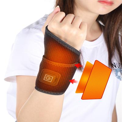 USB Electric Heating Wrist Brace Carpal Joint Protection Support Adjustable Wrist Hot  Wrap Pain Relief Brace