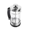 A84X-Coffee Maker Pot, Stainless Steel Glass Coffee Pot French Press Filter Pot Household Tea Maker,Suitable For Making Tea
