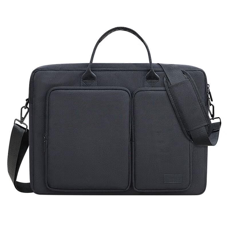 Li Shen Large Capacity Multi-Compartment Laptop Shoulder Bag 17.3 inch