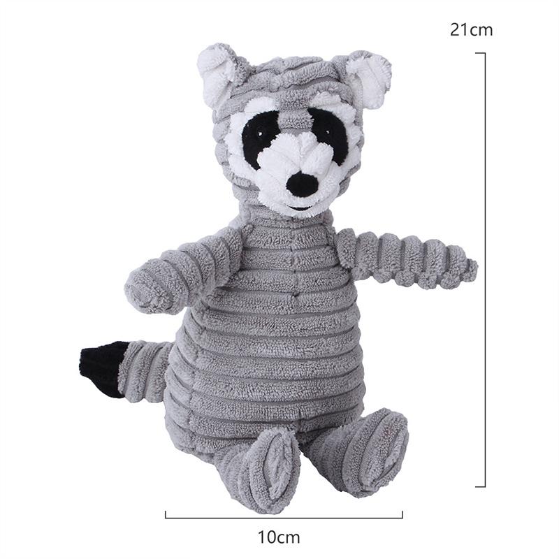 Corduroy Squeaky Dog Chew Toys for Small Medium Dogs Bite Resistant Puppy Toy Squeaker Dog Toys Pets Products Mascotas Supplies