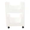 Storage Cart Large Capacity Thickened Mobile Storage Rack with Lockable Casters for Books Toys Seasoning Bottles
