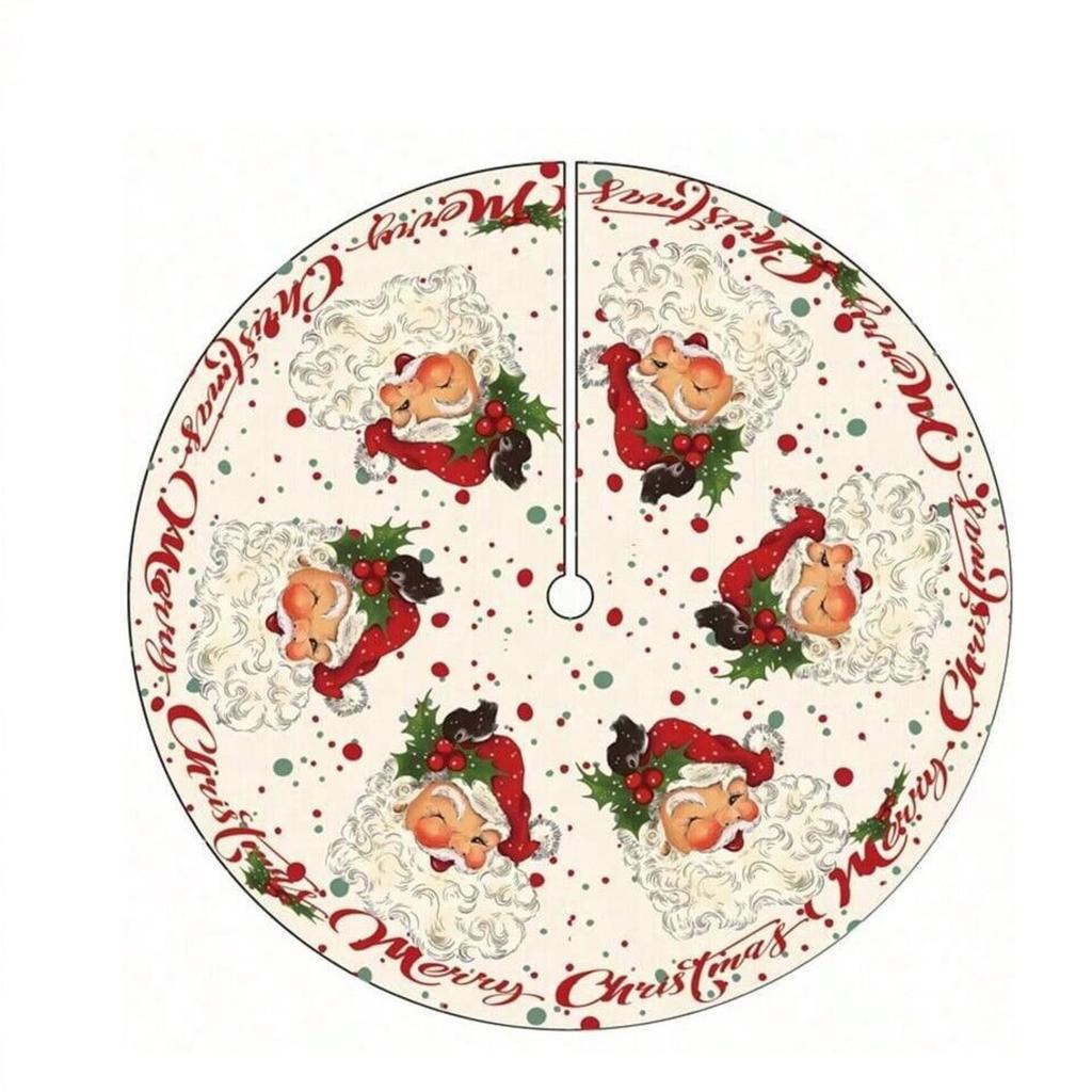 Carpet Indoor And Outdoor Floor Decoration Christmas Atmosphere Tree Skirt