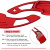Red Sports Aluminum Steering Wheel Paddle Shifter Extension Cover Trim Interior Accessories For Honda Accord Civic Ight CR-V
