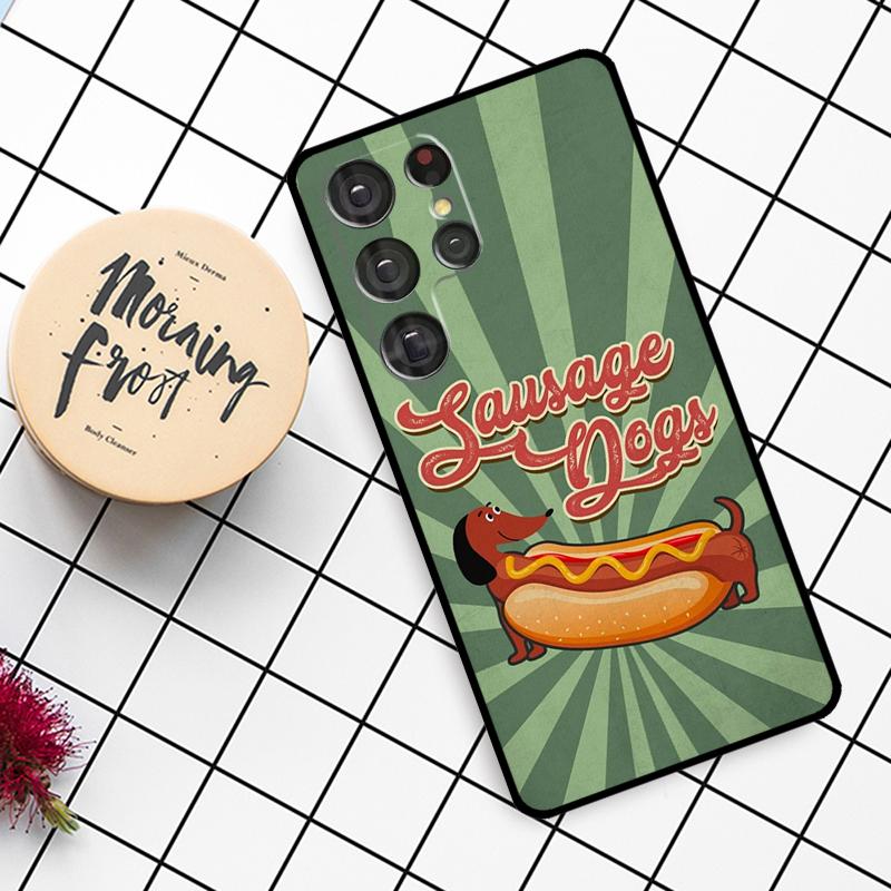 DACHSHUND Case For Samsung Galaxy S23 S21 S22 Ultra S8 S9 S10 Note 10 Plus Note 20 Ultra S20 FE Cover