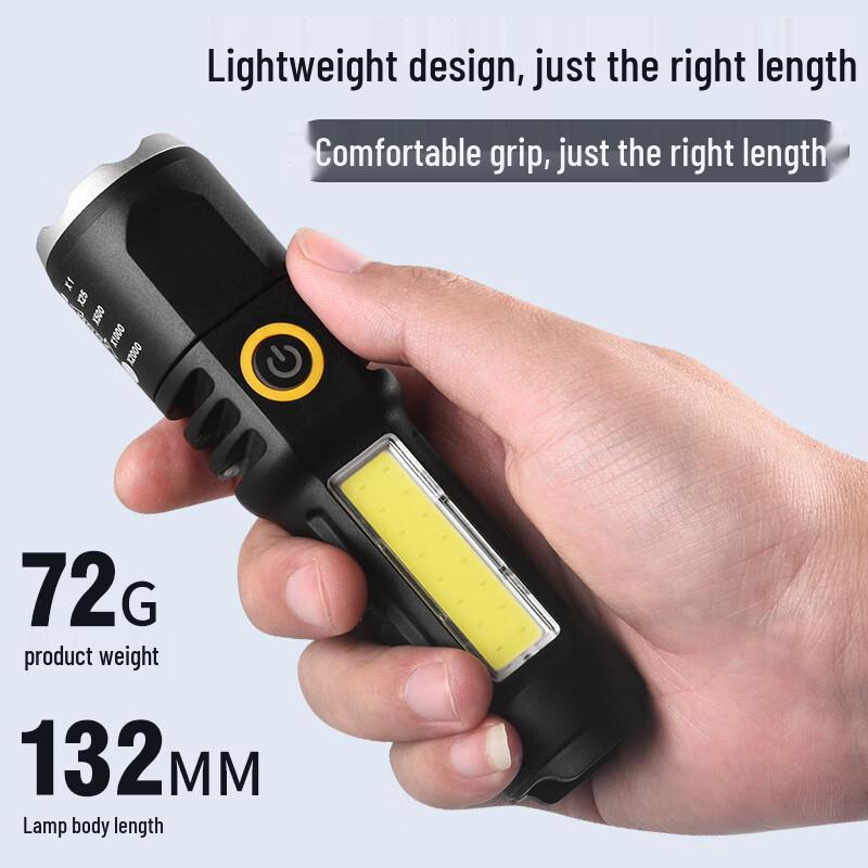 UOSU Rechargeable Outdoor Emergency LED Flashlight