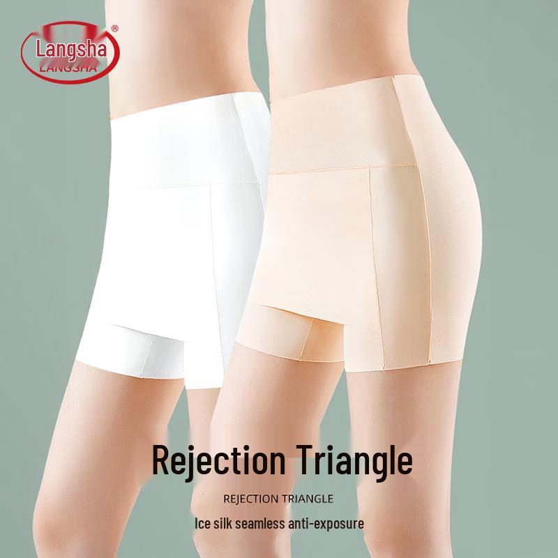 

Langsha Бесшовные шорты-безопасности из ледяного шелка, защищающие от просвечивания One Size