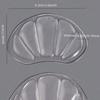 Clear Silicone Heel & Forefoot Cushion Pads Unisex Comfort for High Heels Sneakers Summer Wear (Lightweight Breathable)