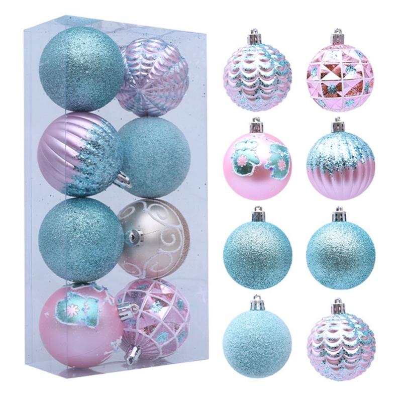 Christmas Tree Decorations Shimmering Christmas Balls Ornament Hanging Balls For Christmas Tree Home And Festival